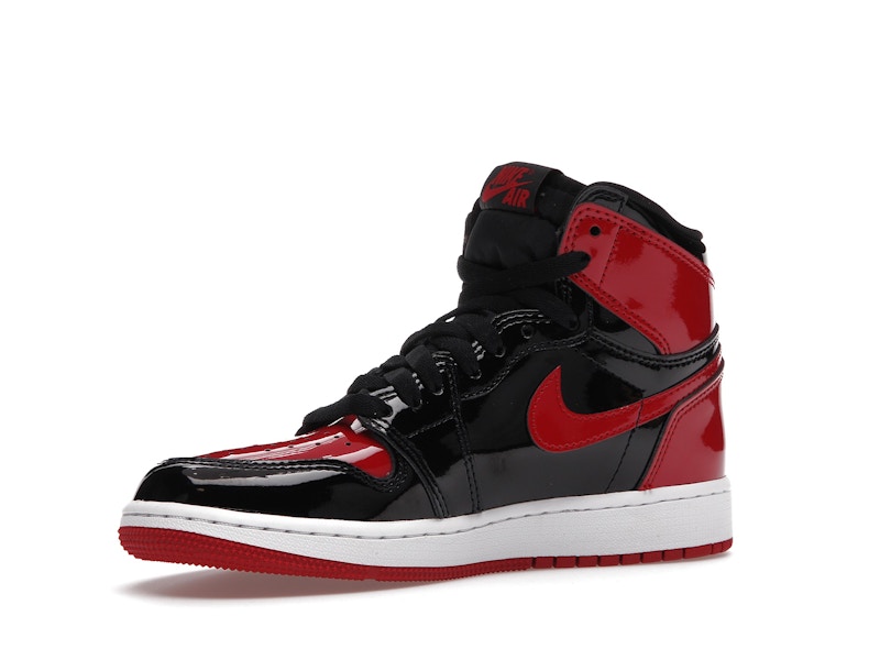Jordan 1 Retro High OG Patent Bred (GS) - image 16