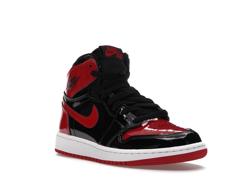 Jordan 1 Retro High OG Patent Bred (GS) - image 6