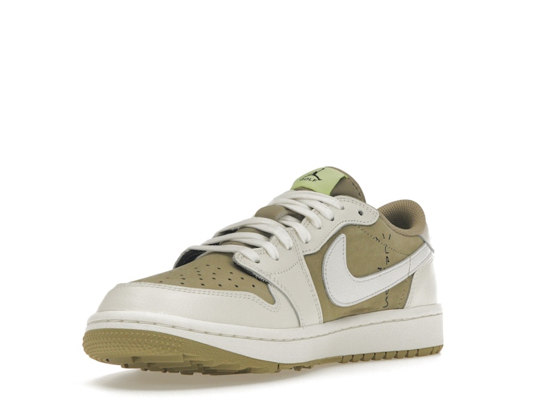 Jordan 1 Retro Low Golf Travis Scott Neutral Olive - image 14