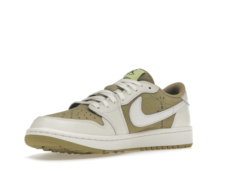 Jordan 1 Retro Low Golf Travis Scott Neutral Olive - image 15