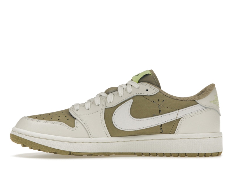 Jordan 1 Retro Low Golf Travis Scott Neutral Olive - image 19