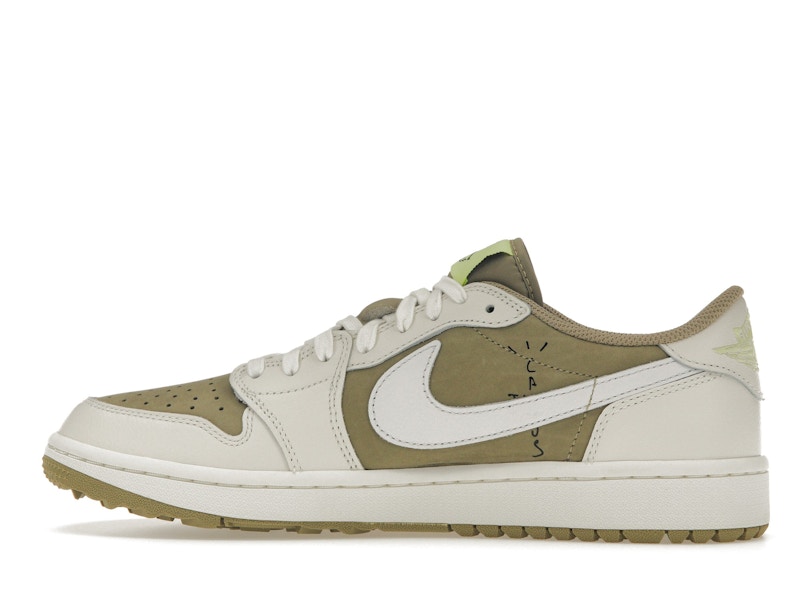 Jordan 1 Retro Low Golf Travis Scott Neutral Olive - image 20