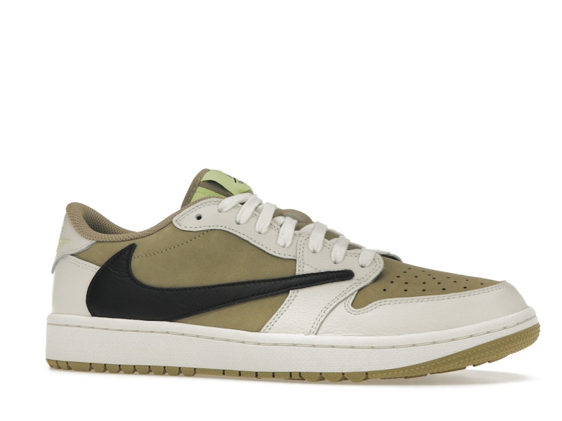 Jordan 1 Retro Low Golf Travis Scott Neutral Olive - image 3