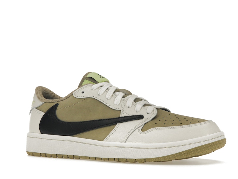 Jordan 1 Retro Low Golf Travis Scott Neutral Olive - image 4