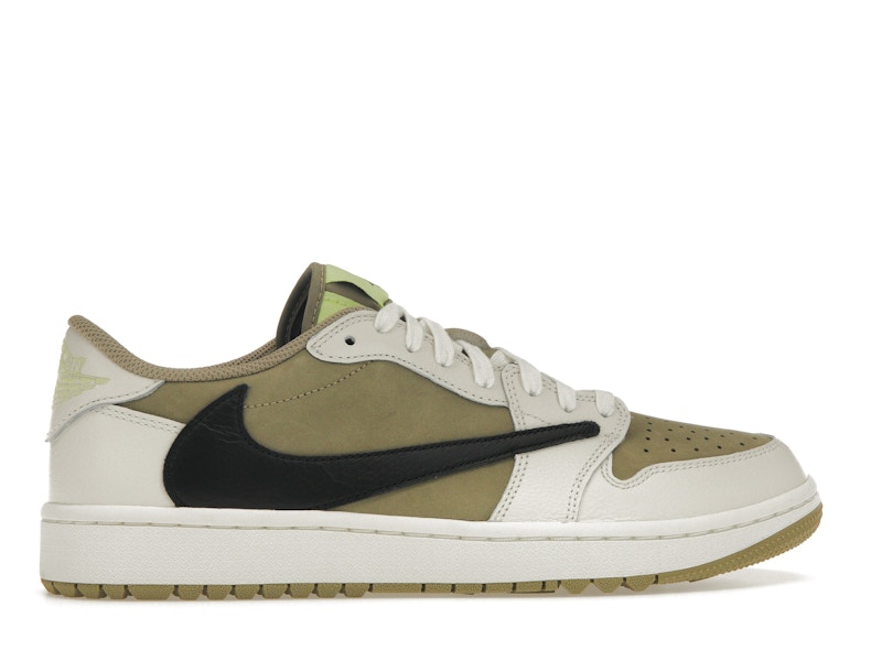 Jordan 1 Retro Low Golf Travis Scott Neutral Olive - image 36
