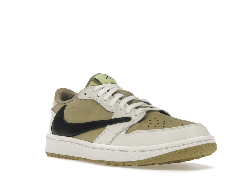 Jordan 1 Retro Low Golf Travis Scott Neutral Olive - image 6