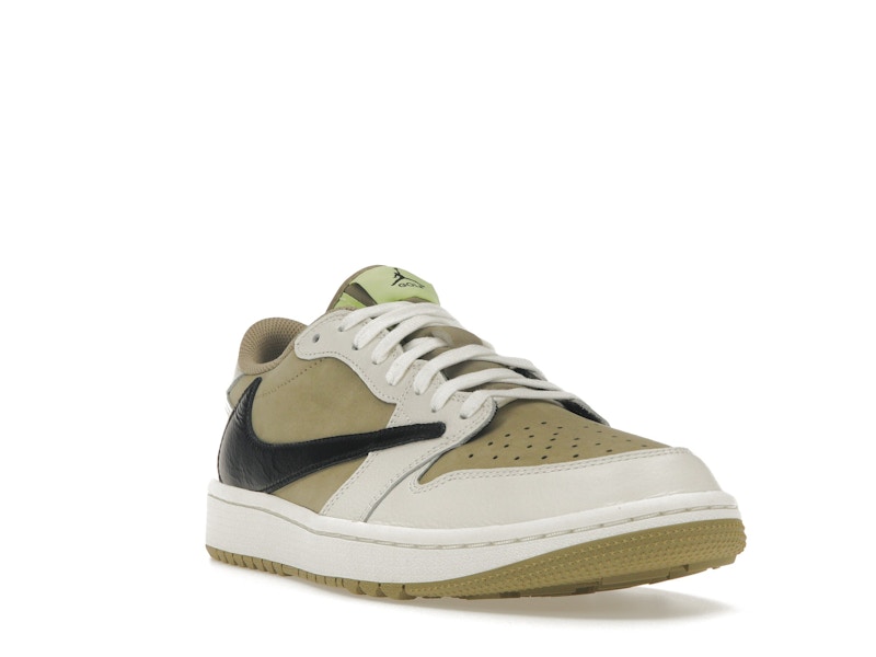Jordan 1 Retro Low Golf Travis Scott Neutral Olive - image 7