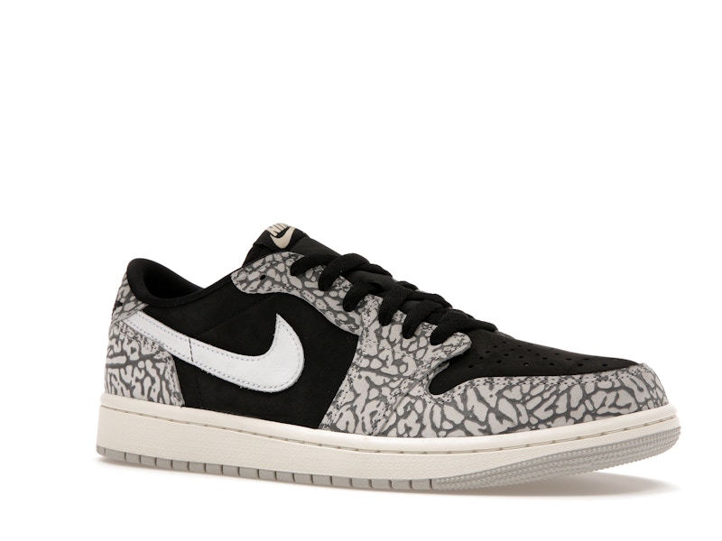 Jordan 1 Retro Low OG Black Cement - image 4