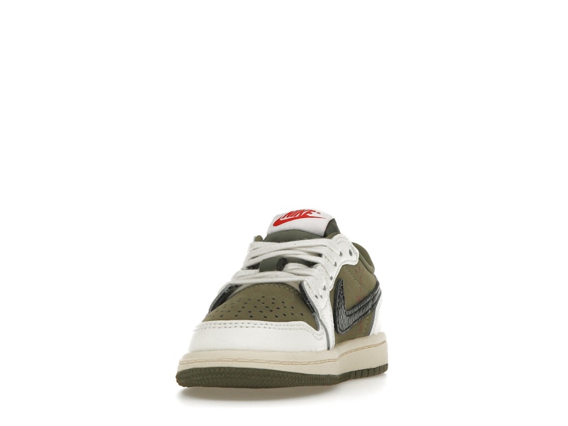 Jordan 1 Retro Low OG SP Travis Scott Medium Olive (PS) - image 12