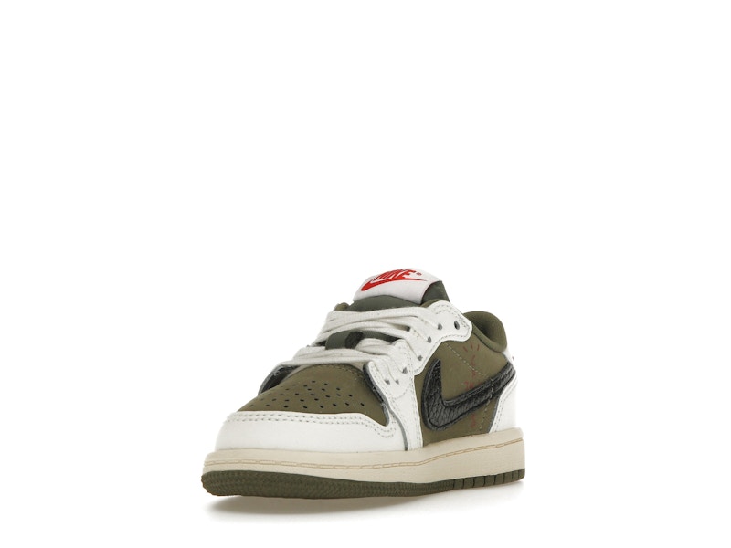 Jordan 1 Retro Low OG SP Travis Scott Medium Olive (PS) - image 13