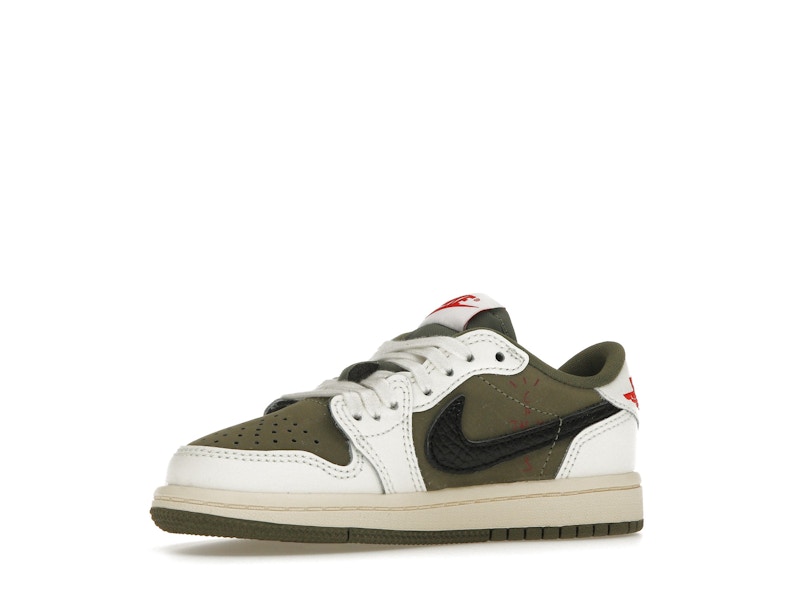 Jordan 1 Retro Low OG SP Travis Scott Medium Olive (PS) - image 16