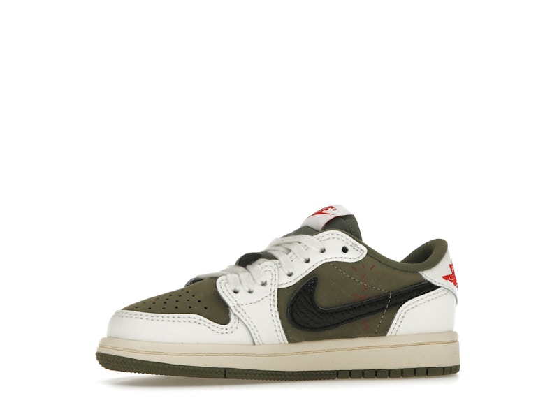 Jordan 1 Retro Low OG SP Travis Scott Medium Olive (PS) - image 17