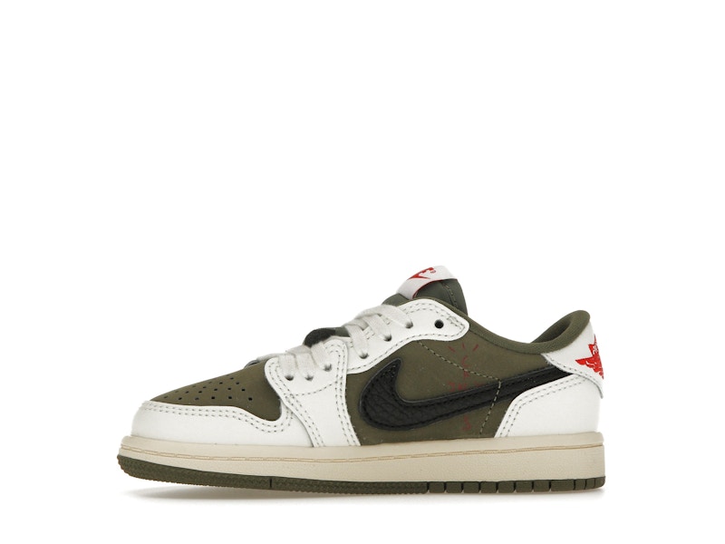 Jordan 1 Retro Low OG SP Travis Scott Medium Olive (PS) - image 18