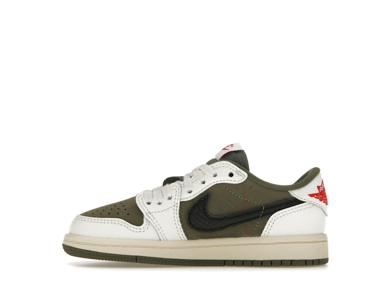 Jordan 1 Retro Low OG SP Travis Scott Medium Olive (PS) - image 19