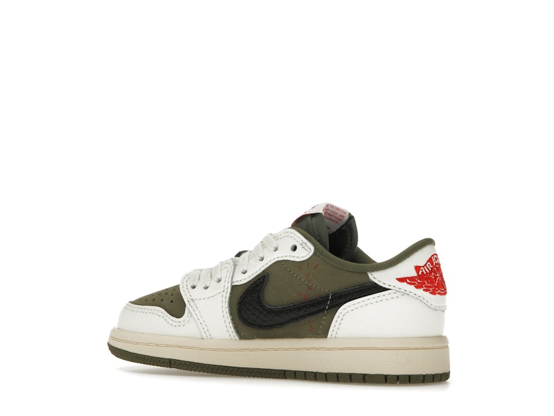 Jordan 1 Retro Low OG SP Travis Scott Medium Olive (PS) - image 22
