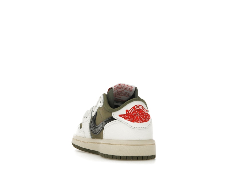 Jordan 1 Retro Low OG SP Travis Scott Medium Olive (PS) - image 26