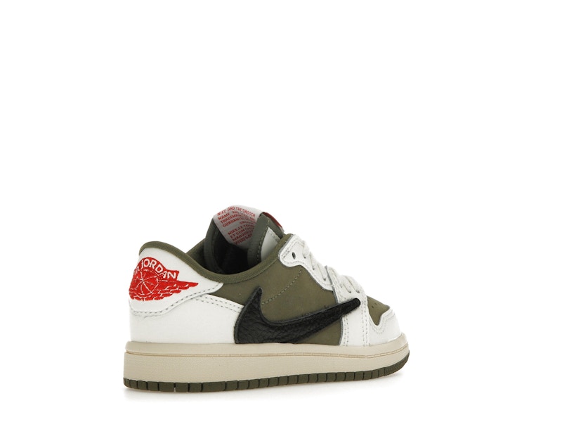 Jordan 1 Retro Low OG SP Travis Scott Medium Olive (PS) - image 32