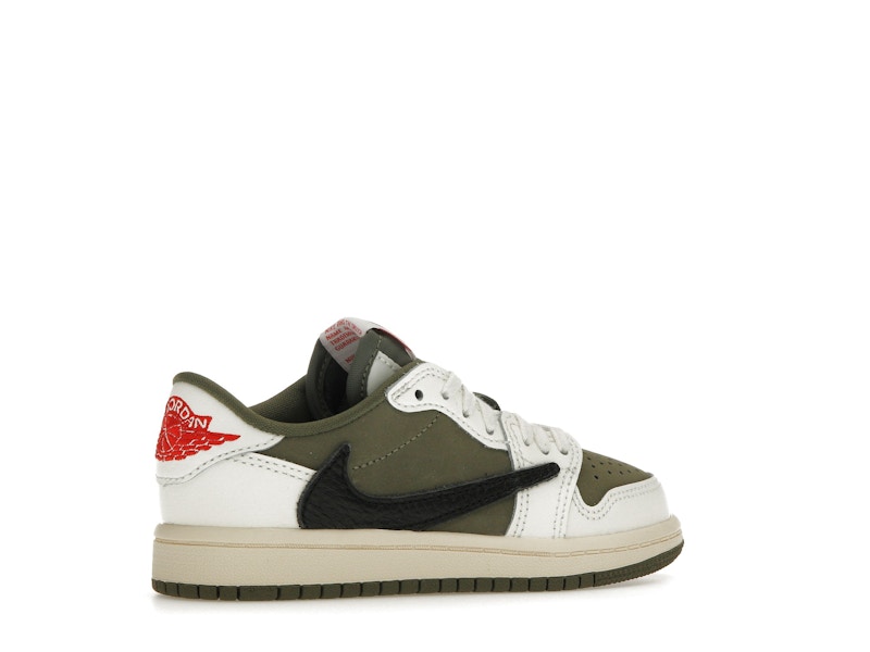 Jordan 1 Retro Low OG SP Travis Scott Medium Olive (PS) - image 34