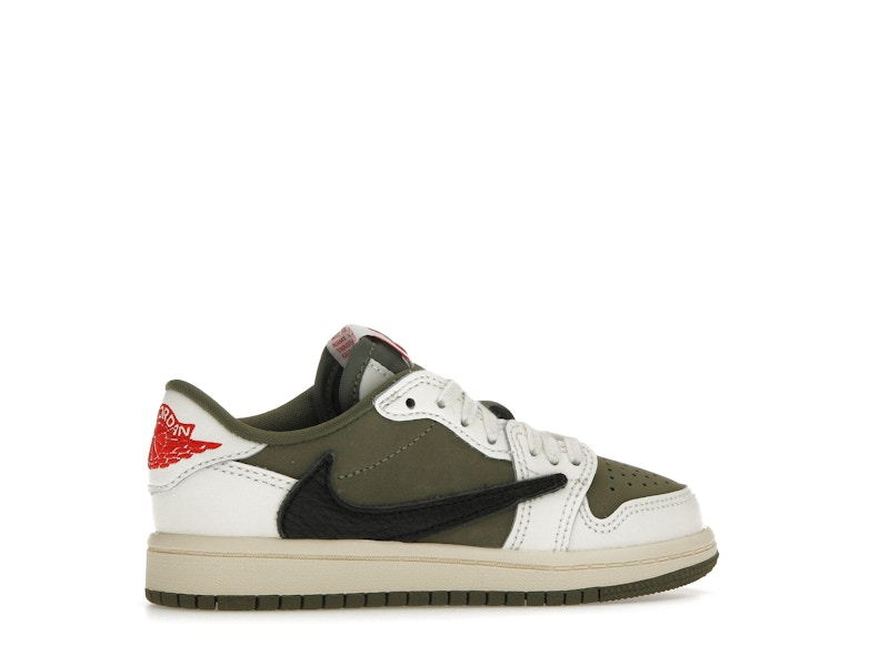 Jordan 1 Retro Low OG SP Travis Scott Medium Olive (PS) - image 35