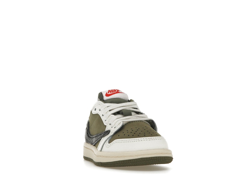 Jordan 1 Retro Low OG SP Travis Scott Medium Olive (PS) - image 8
