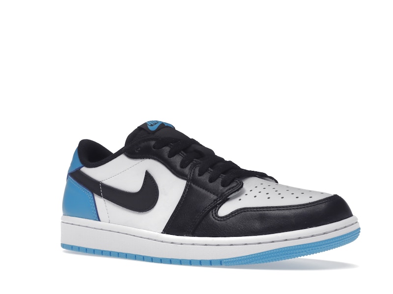 Jordan 1 Retro Low OG Black Dark Powder Blue - image 5