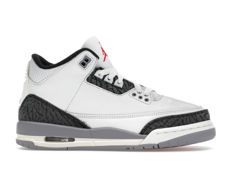 Jordan 3 Retro Cement Grey (GS) - image 2