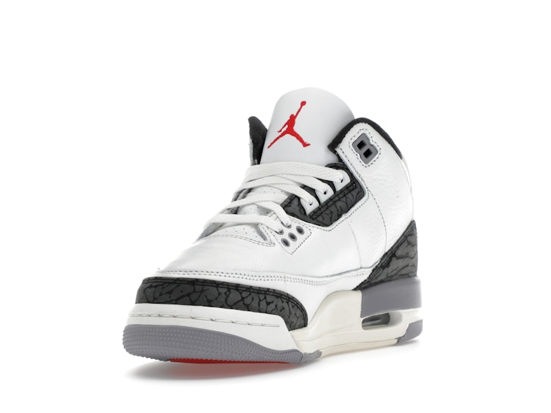 Jordan 3 Retro Cement Grey (GS) - image 13