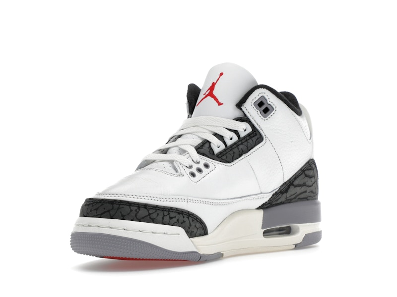 Jordan 3 Retro Cement Grey (GS) - image 14