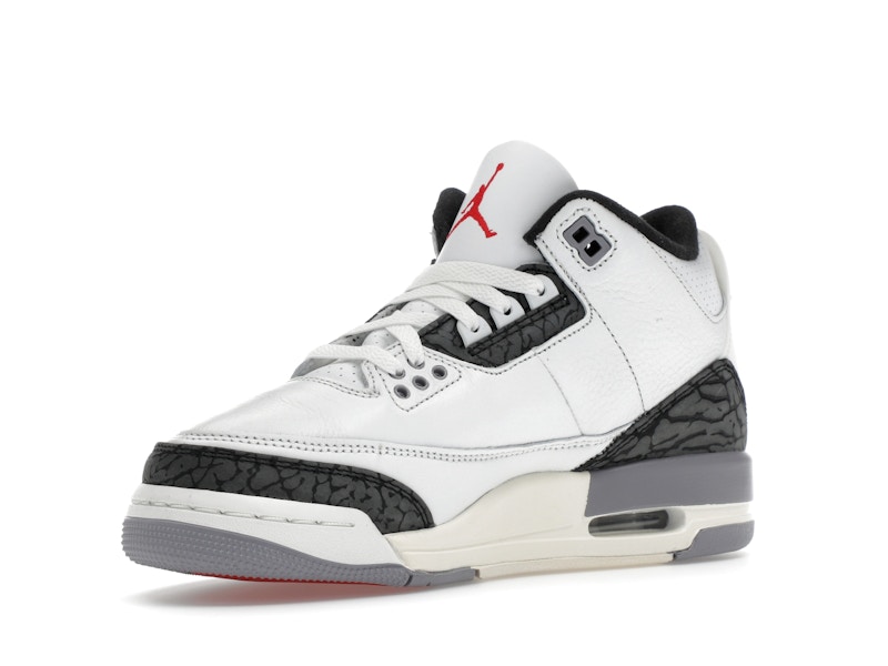 Jordan 3 Retro Cement Grey (GS) - image 15