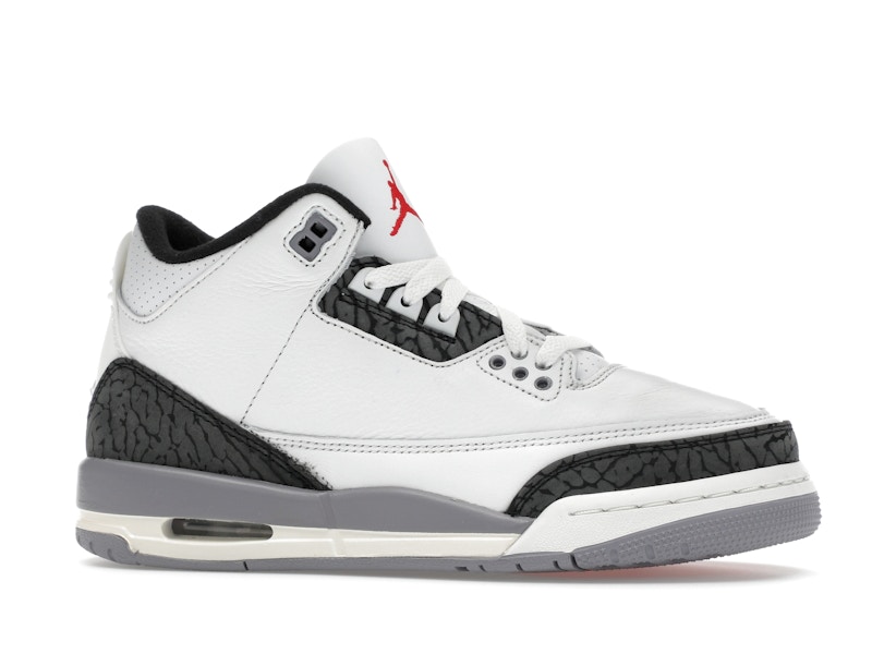 Jordan 3 Retro Cement Grey (GS) - image 3