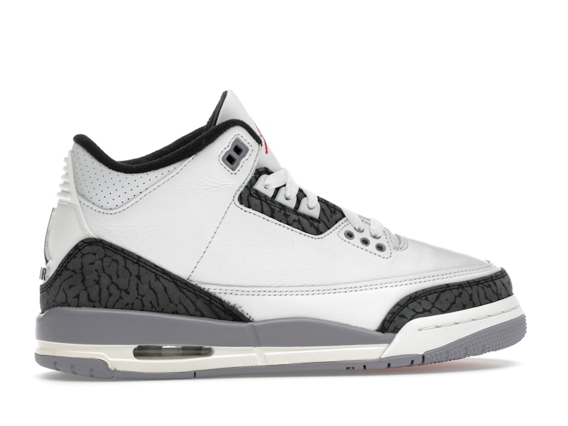 Jordan 3 Retro Cement Grey (GS) - image 36
