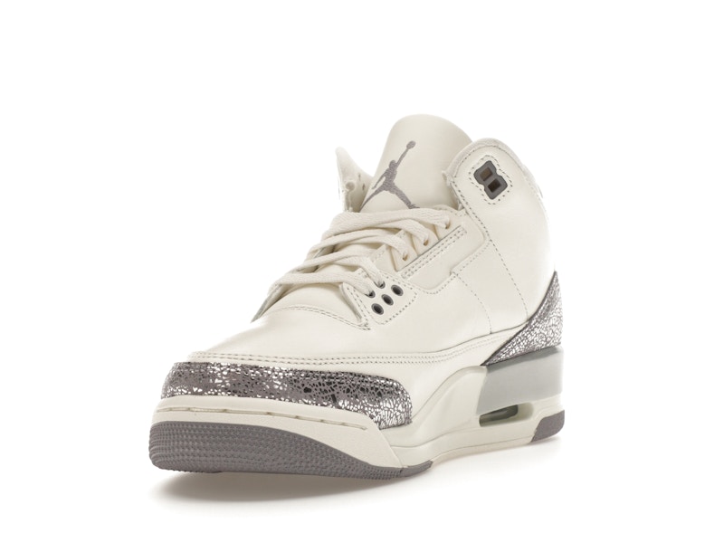 Jordan 3 Retro Sail Cement Grey (Women's) - image 13