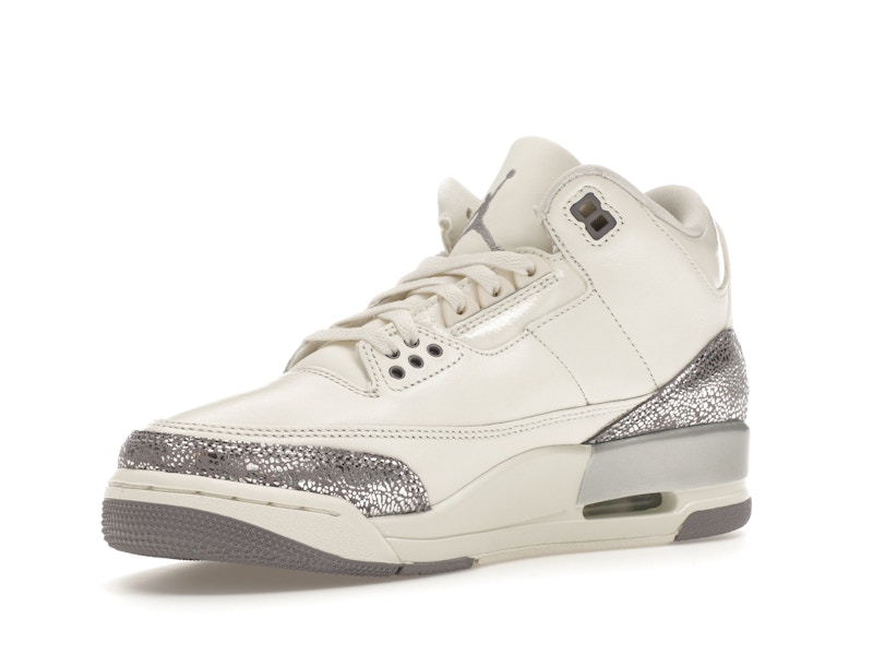 Jordan 3 Retro Sail Cement Grey (Women's) - image 15