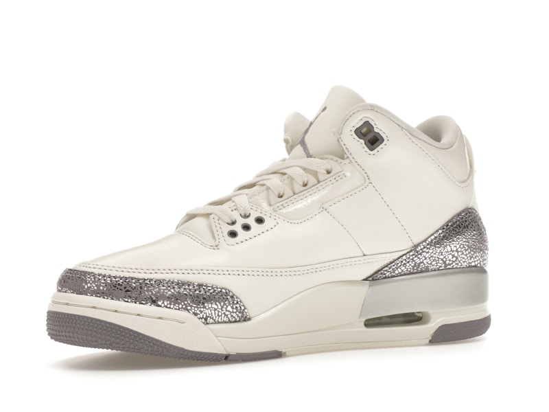 Jordan 3 Retro Sail Cement Grey (Women's) - image 16