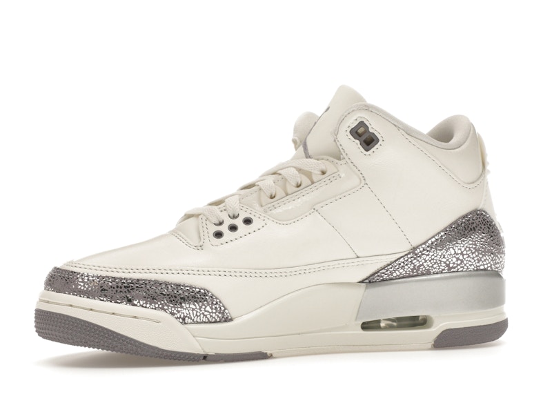 Jordan 3 Retro Sail Cement Grey (Women's) - image 17