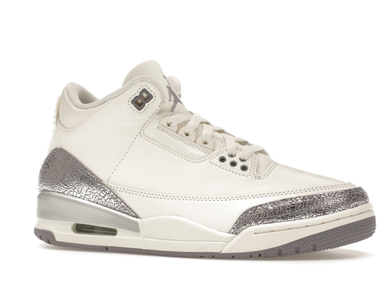 Jordan 3 Retro Sail Cement Grey (Women's) - image 3