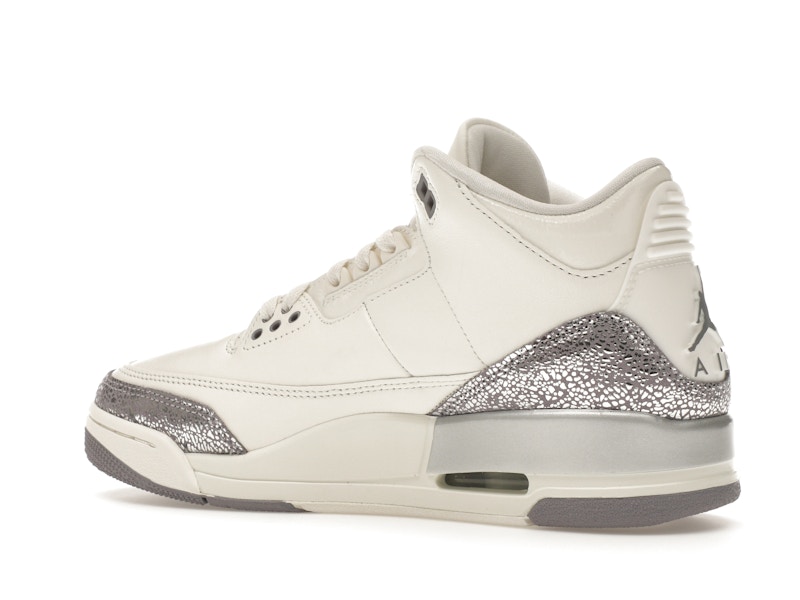 Jordan 3 Retro Sail Cement Grey (Women's) - image 22