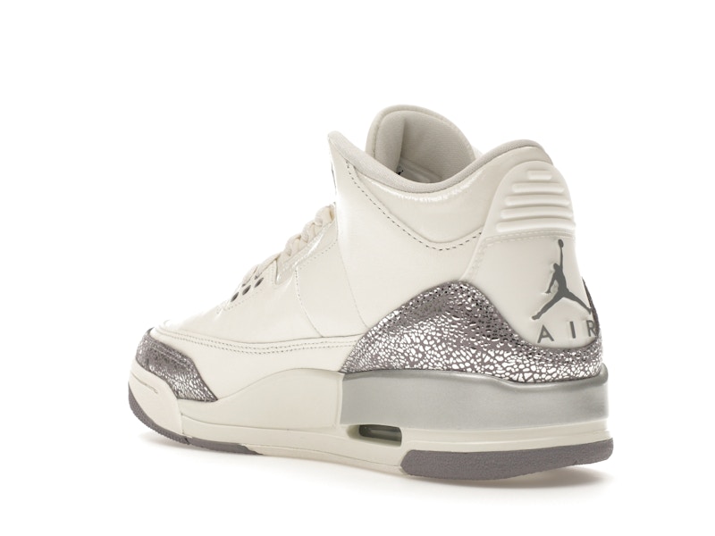 Jordan 3 Retro Sail Cement Grey (Women's) - image 24
