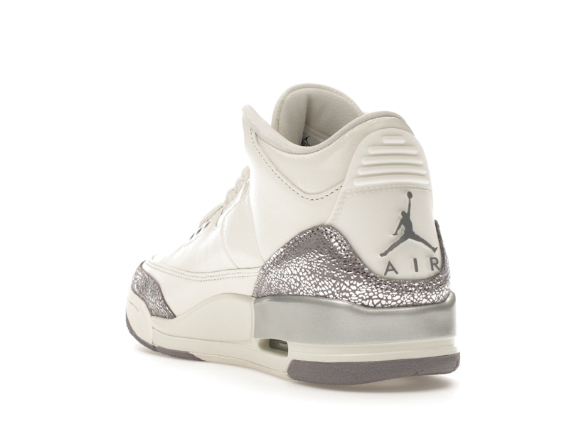 Jordan 3 Retro Sail Cement Grey (Women's) - image 25