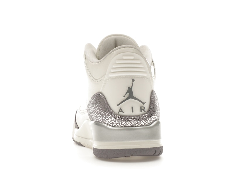 Jordan 3 Retro Sail Cement Grey (Women's) - image 27