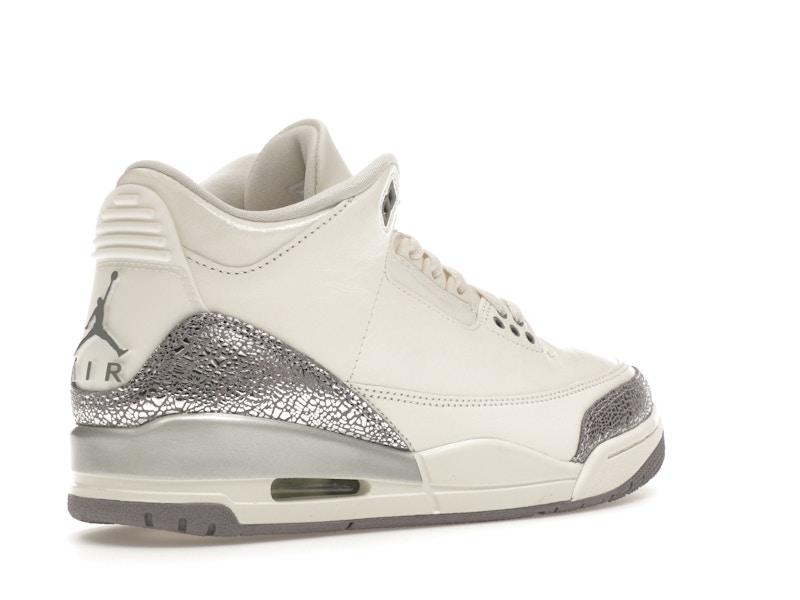 Jordan 3 Retro Sail Cement Grey (Women's) - image 33