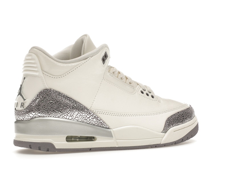 Jordan 3 Retro Sail Cement Grey (Women's) - image 34