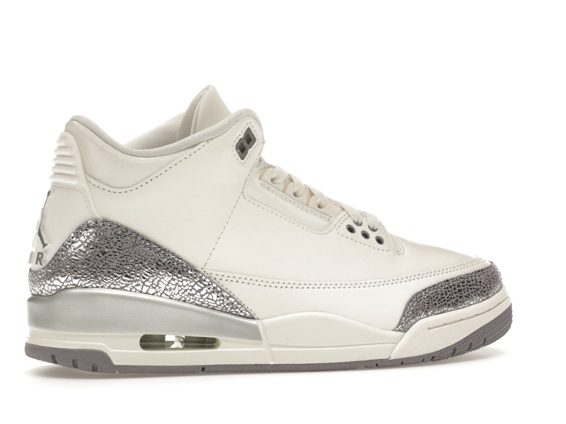 Jordan 3 Retro Sail Cement Grey (Women's) - image 35