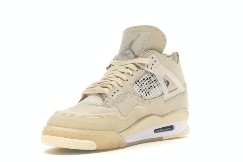 Jordan 4 Retro Off-White Sail (Women's) - image 14