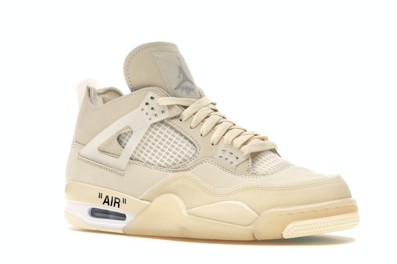 Jordan 4 Retro Off-White Sail (Women's) - image 4