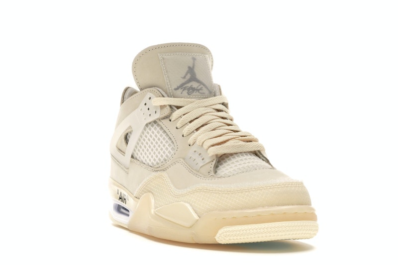 Jordan 4 Retro Off-White Sail (Women's) - image 7