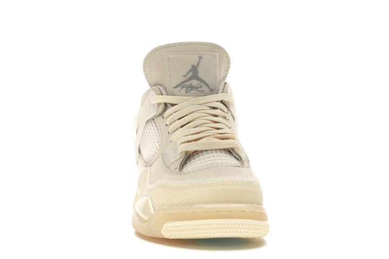 Jordan 4 Retro Off-White Sail (Women's) - image 9