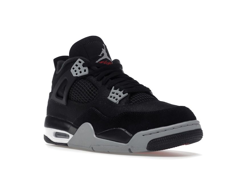 Jordan 4 Retro SE Black Canvas - image 6