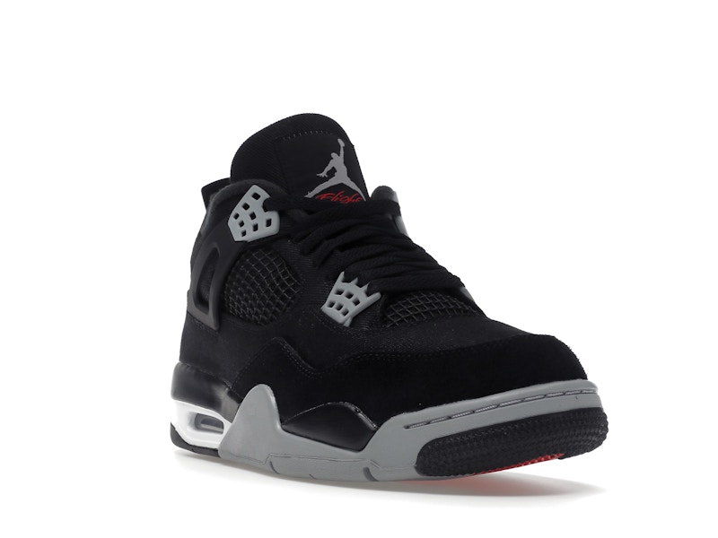 Jordan 4 Retro SE Black Canvas - image 7