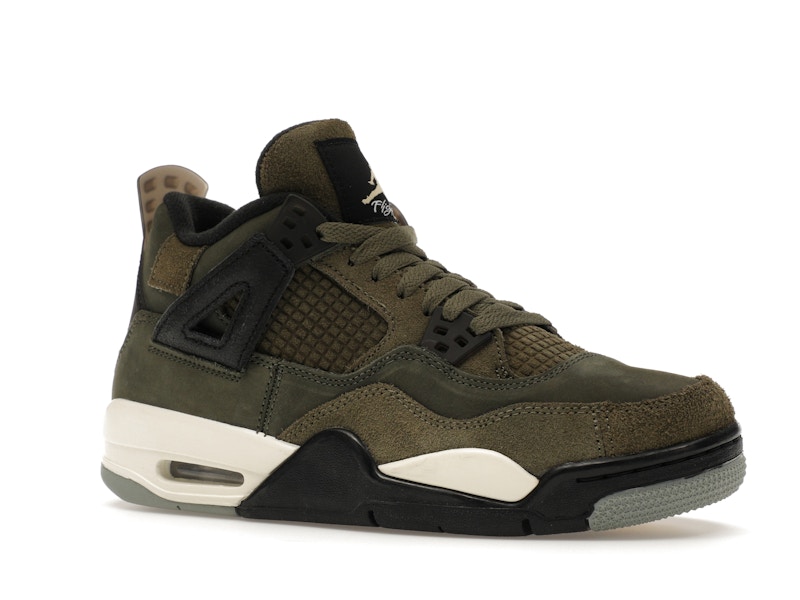 Jordan 4 Retro SE Craft Medium Olive (GS) - image 4